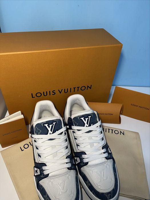 Louis Vuitton “monogram Denim White Blue”