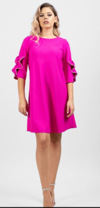 Rochie A line/gravide fucsia nr 36