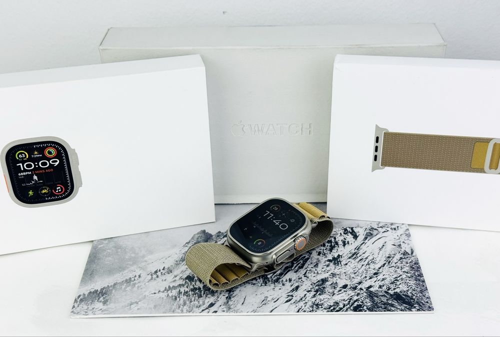 НОВ! Apple Watch Ultra 2 49mm Cellular Titanium 2г. Гаранция!