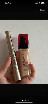 Fond de ten Infaillible + Mascara Loreal Telescopic