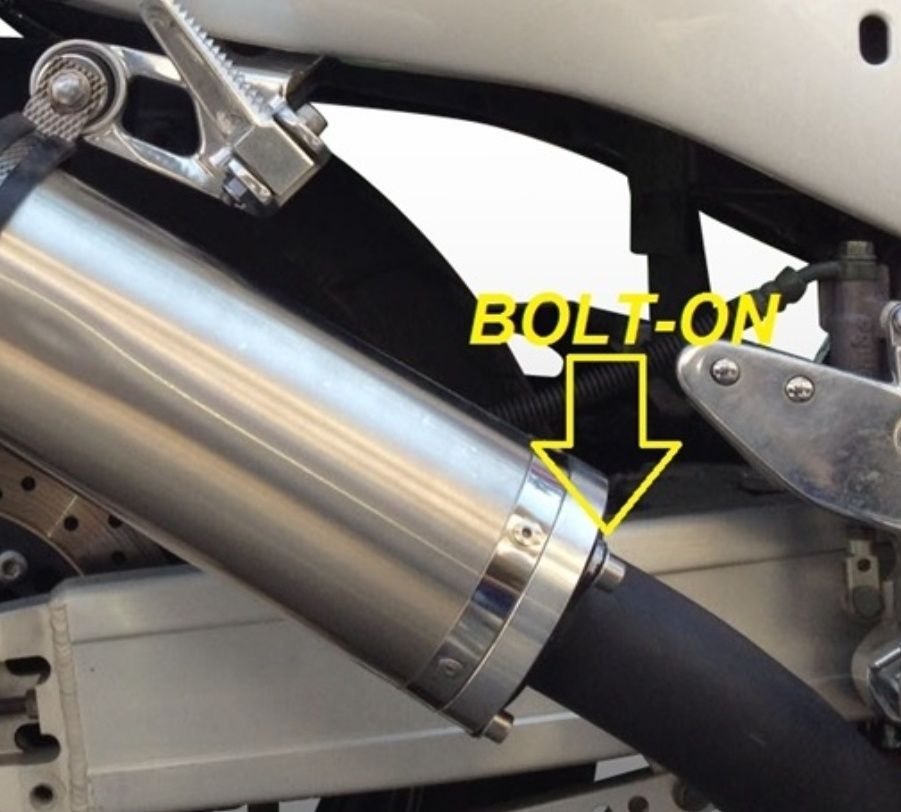 Evacuare sport GPR Inox Round Bolt-on moto ATV finala toba