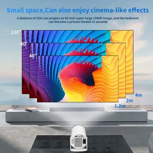 Smartbarry HT5Plus домашний портативный проектор из дубая