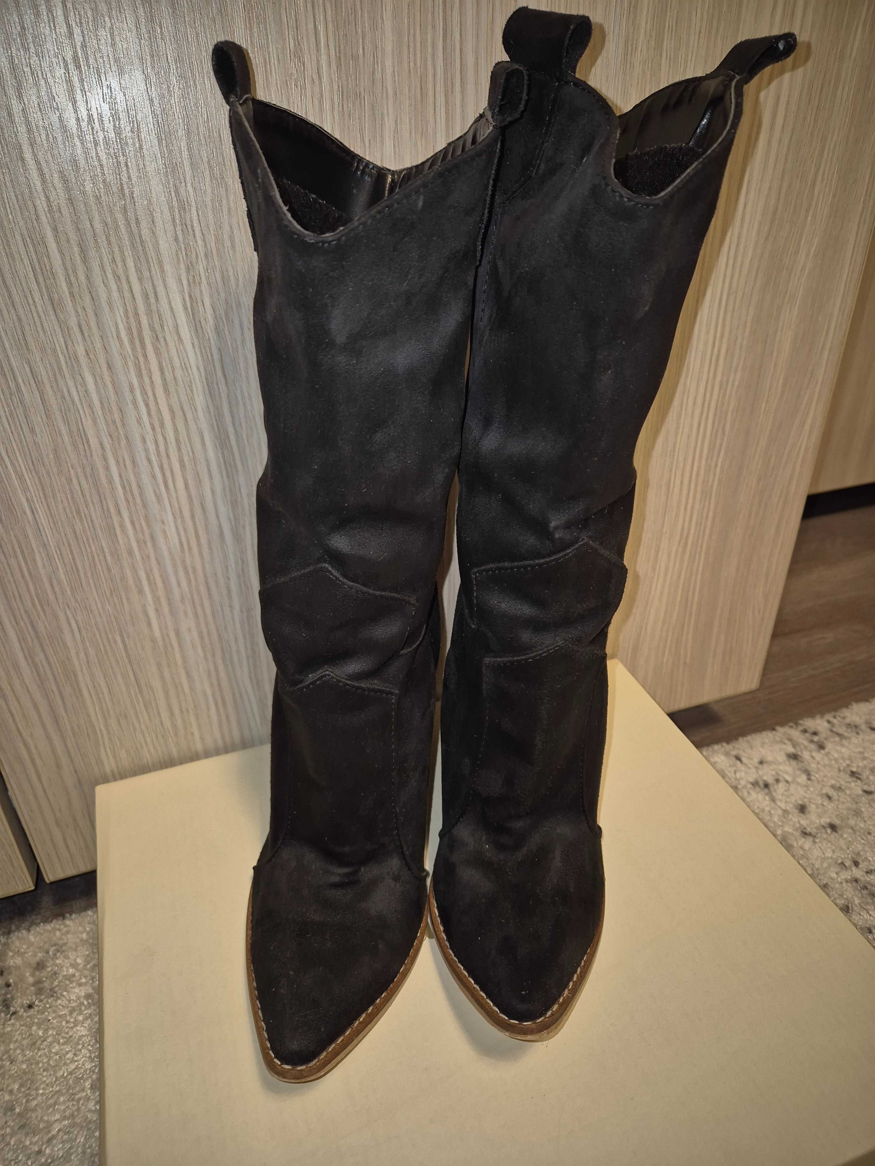 Cizme elegante cu toc