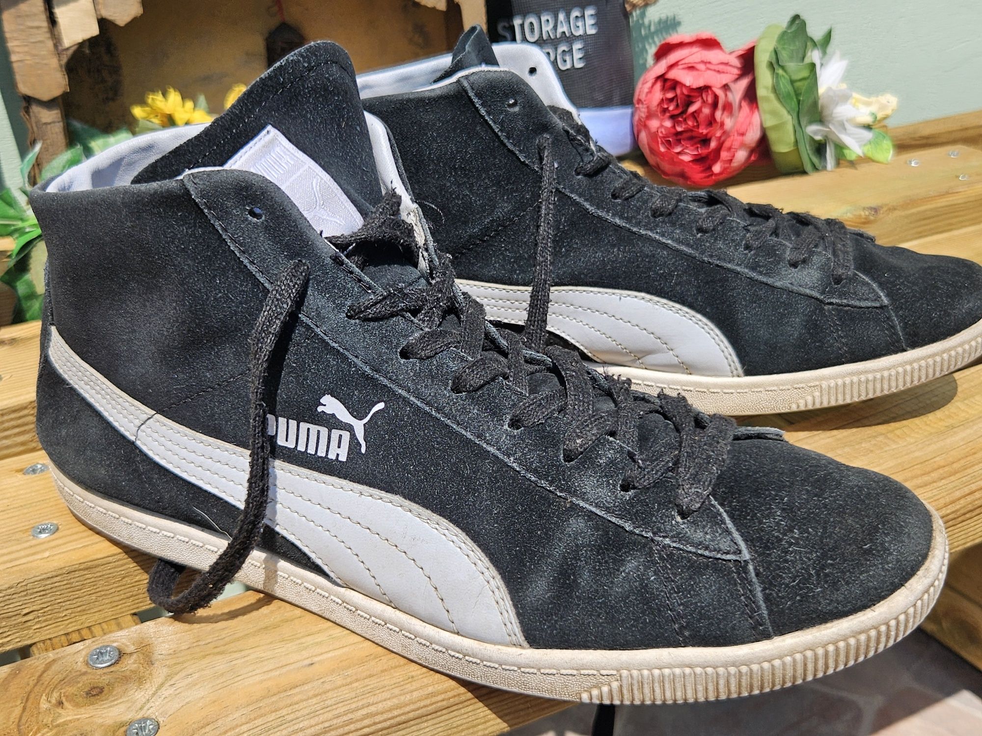 Puma кецове естествен велур N40.5