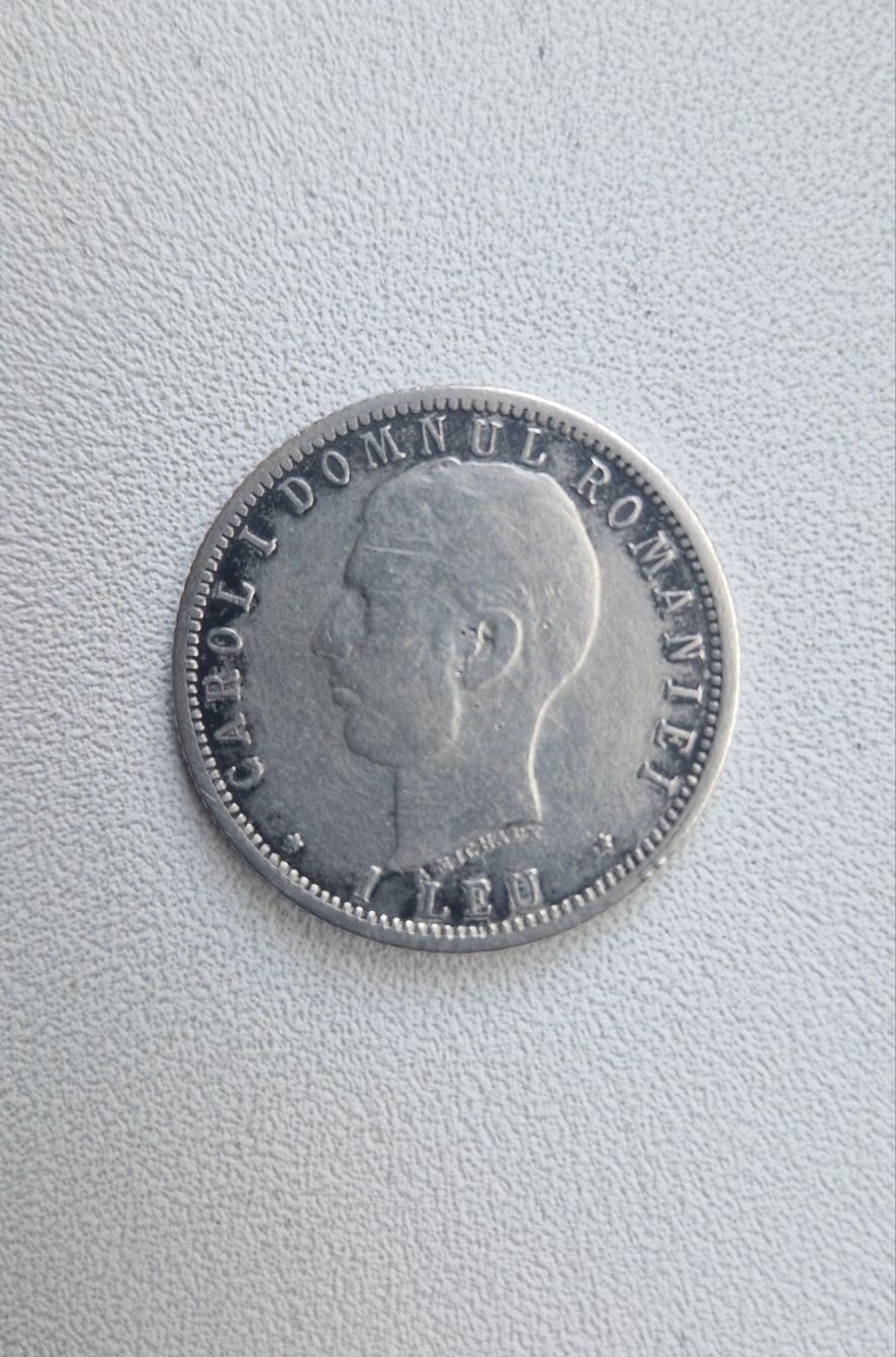 Moneda romaneasca 1 LEU Carol I