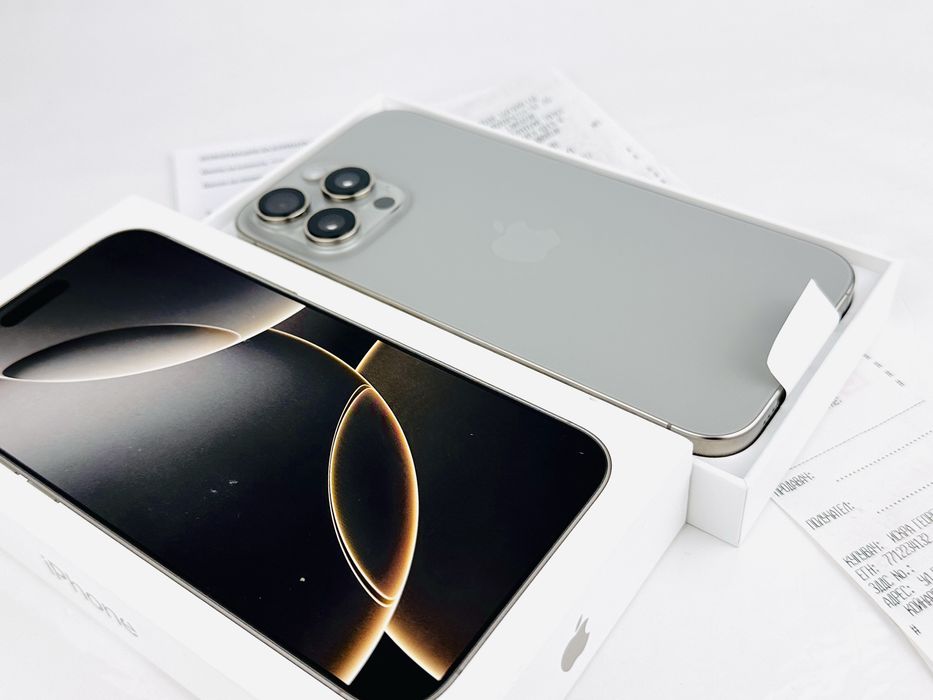 НОВ! Apple iPhone 16 Pro Max 512GB Natural 100%  Гаранция!