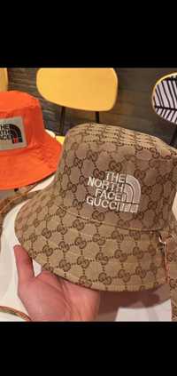 Pălărie Gucci/ The North Face, doua fete, model 2024