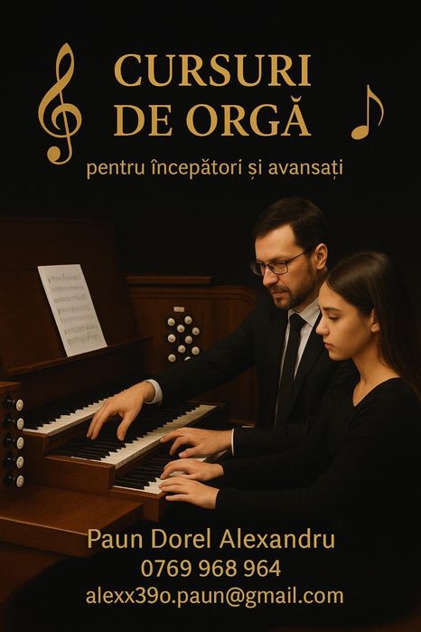 Lectii de pian/orga