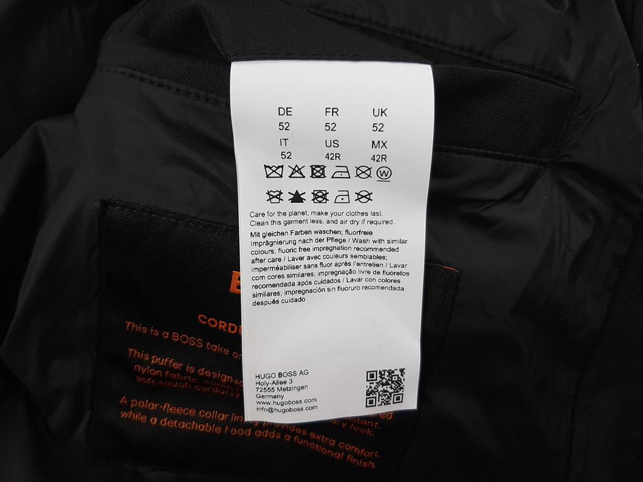 Hugo Boss Odope - Оригинално мъжко зимно яке размер 52 / L