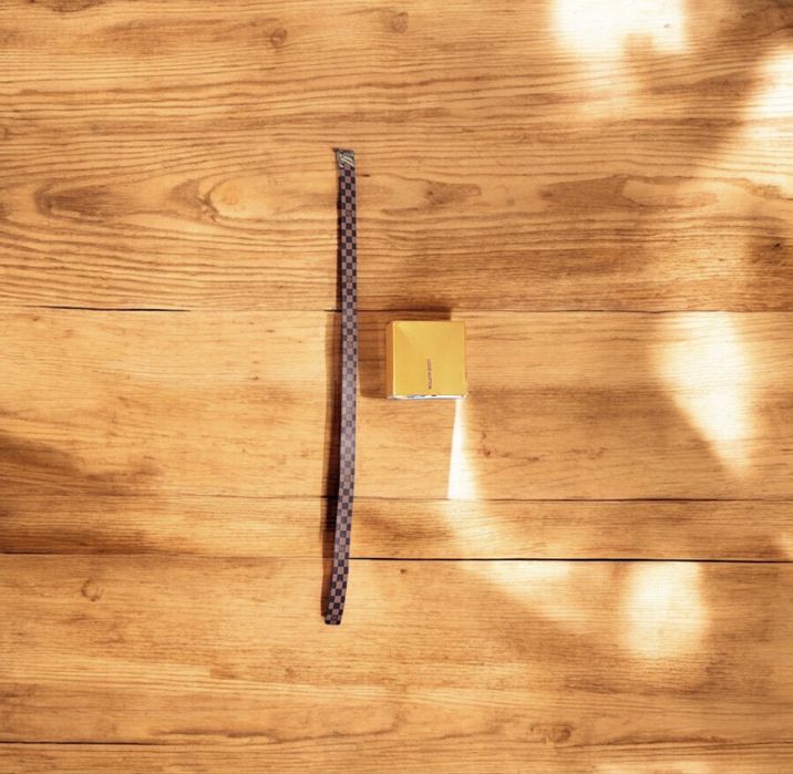 Curea Louis Vuitton maro 115cm