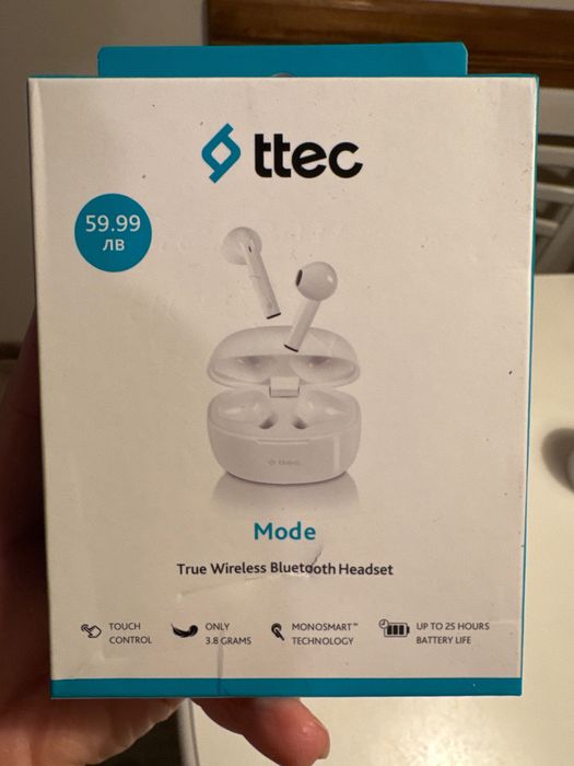НОВИ Wireless Bluetoth Безжични Слушалки ttec