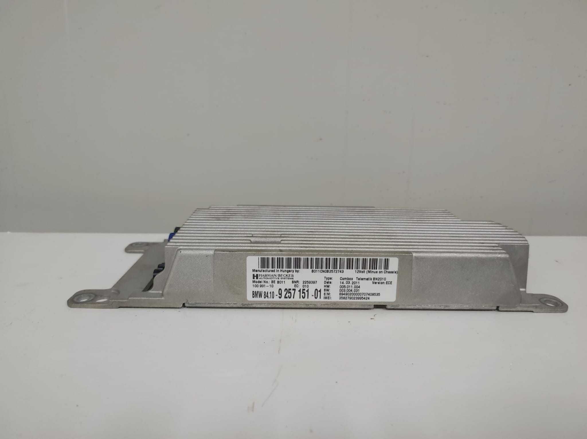 Modul Calculator Combox Bluetooth BMW  F si X Dupa 2010 Cod 9257151-01