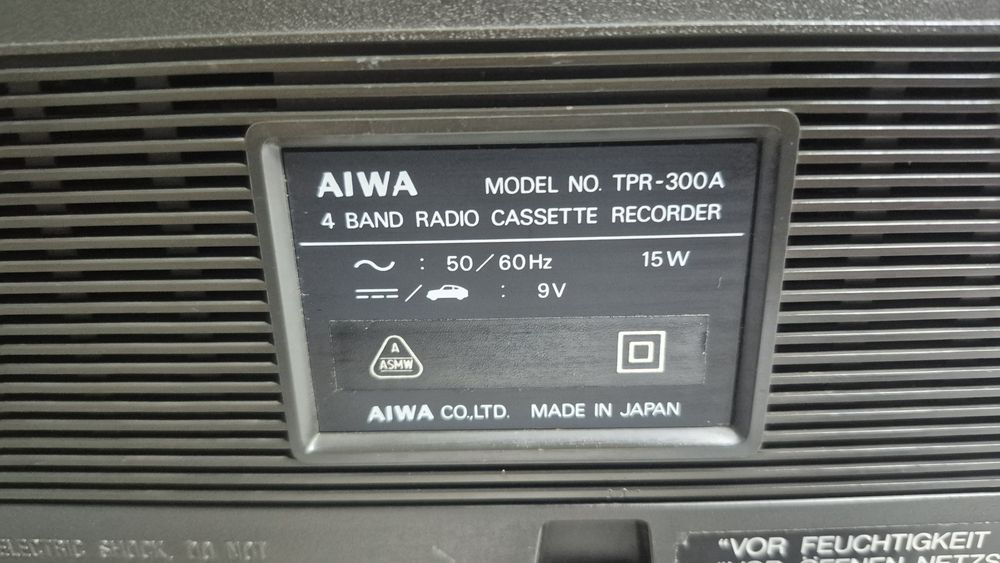Radio casetofon Aiwa TPR-300A