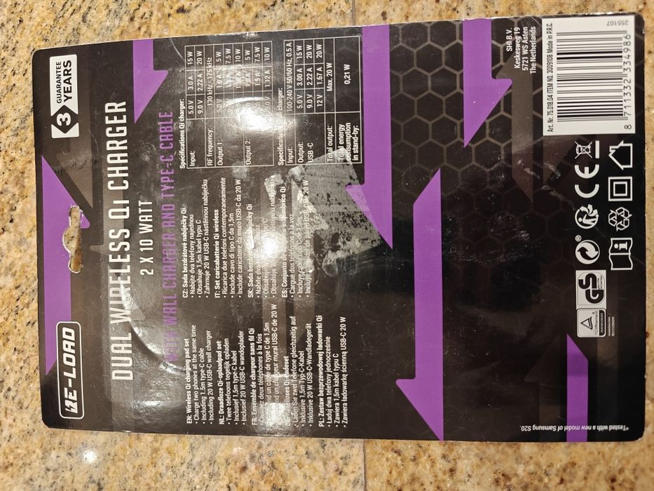 Vand Incarcator Wireless Dual 2x10W