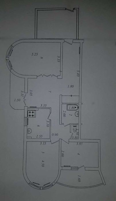 Продам квартиру на Ц5/3х комнатная