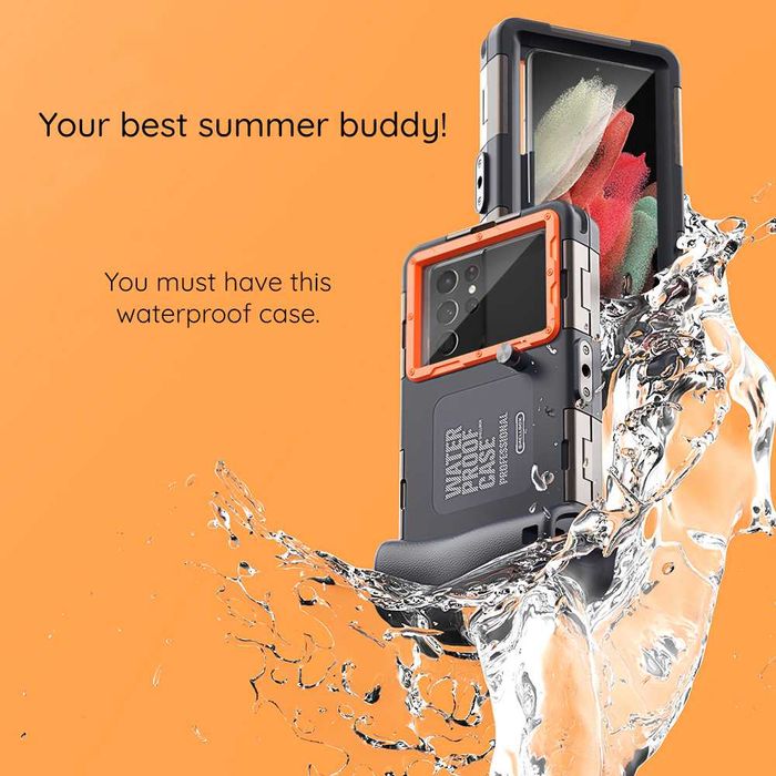 Carcasa subacvatica profesionala antisoc waterproof telefon full 360