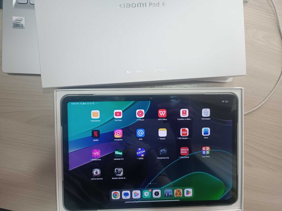Планшет Xiaomi Pad 6 11 дюйм 8 Гб/256 Гб серый