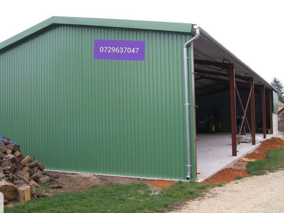 Vand hale metalice confecționate din europrofile ipe