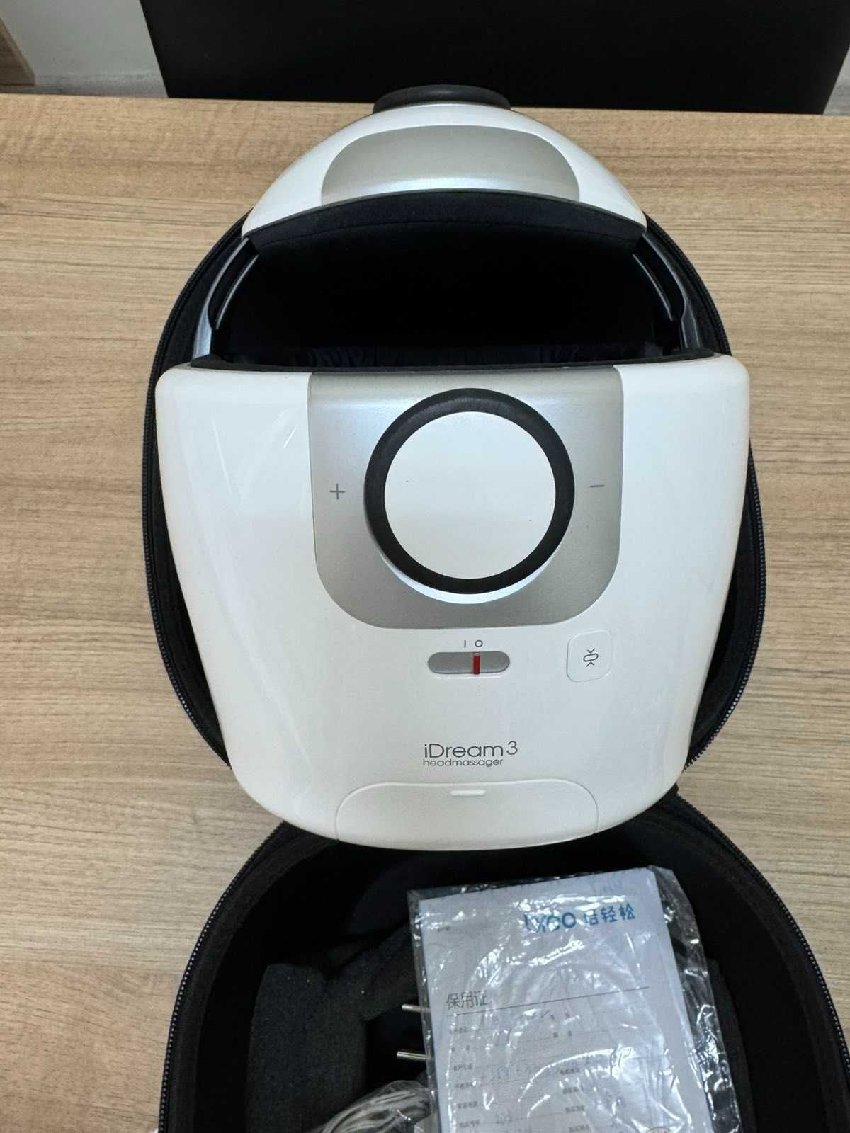 МАСАЖОР Breo iDream3 за скалп и очи, Батерия, Ембиънт музика