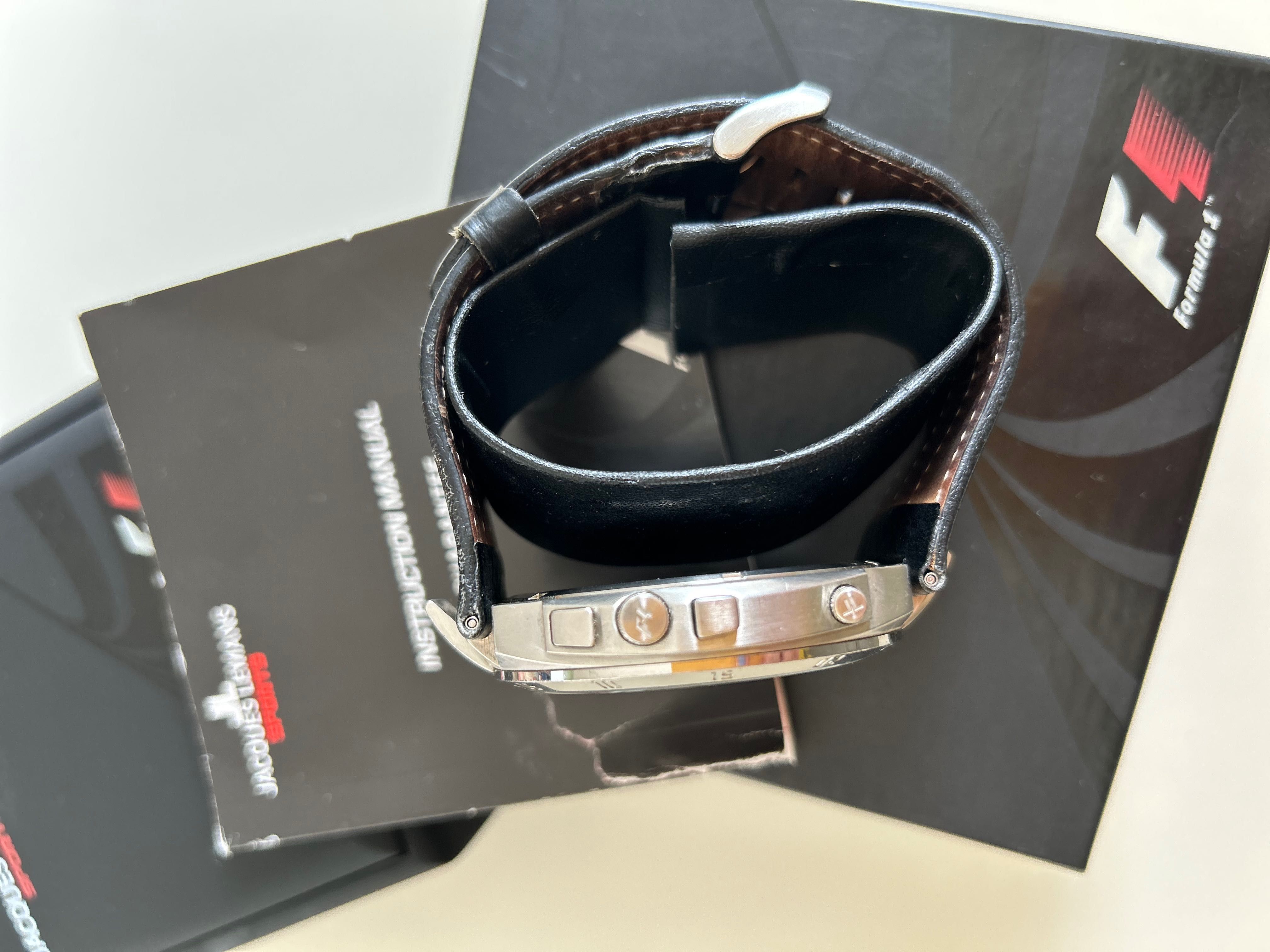 Jacques Lemans Sport F1 F5041 черен спортно елегантен мъжки часовник