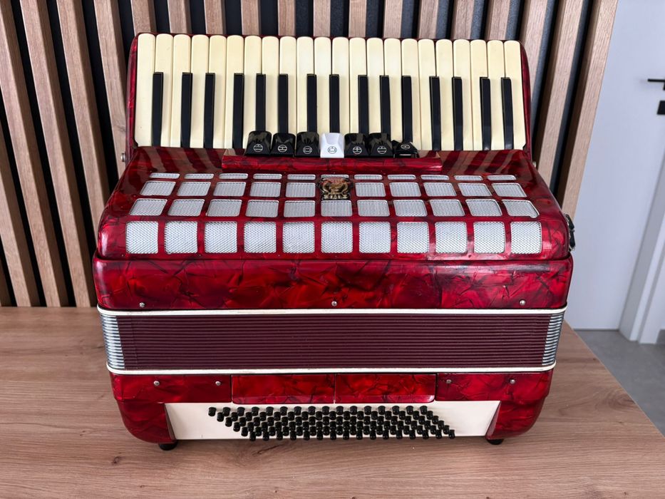 Acordeon Parrot/Scandalli cu 96 de basi
