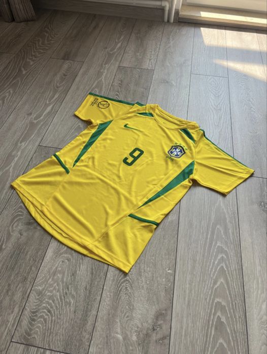 Tricou de fotbal Nike - Brazilia World Cup 2002 - RONALDO