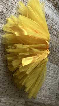 Жёлтая детская юбка