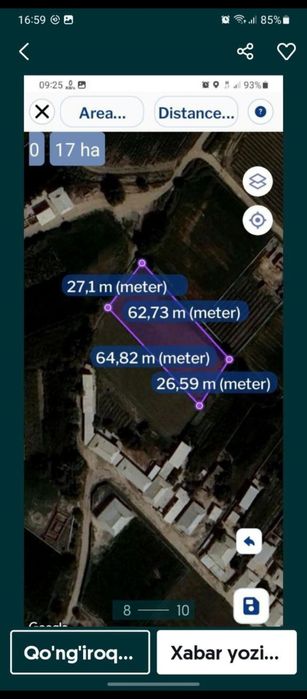 Yashash uchun yermaydoni 15sotix. 2ta xoʻjalikga bolʻsa ham boʻladi.