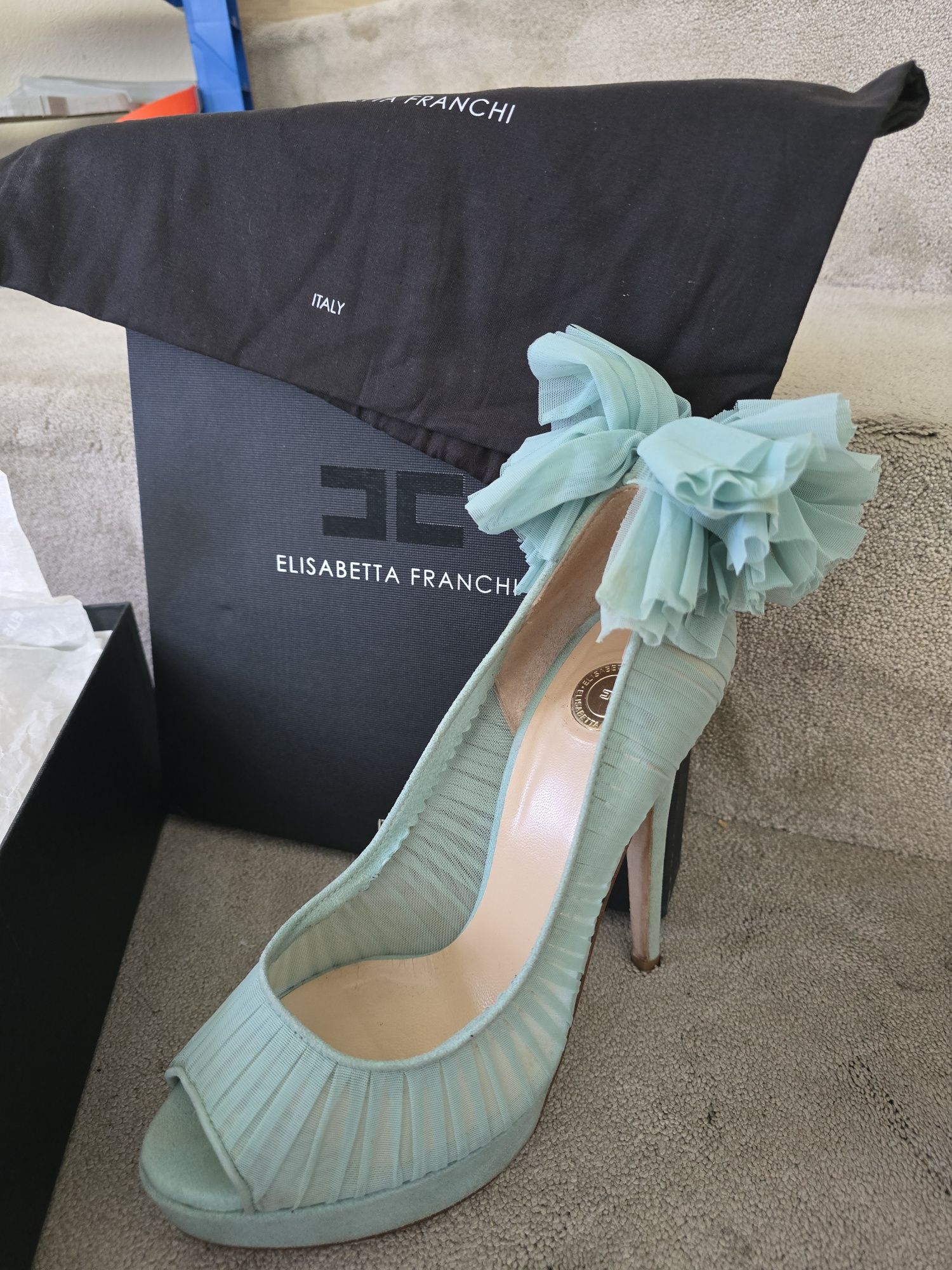 Elisabetta Franchi обувки на висок ток
