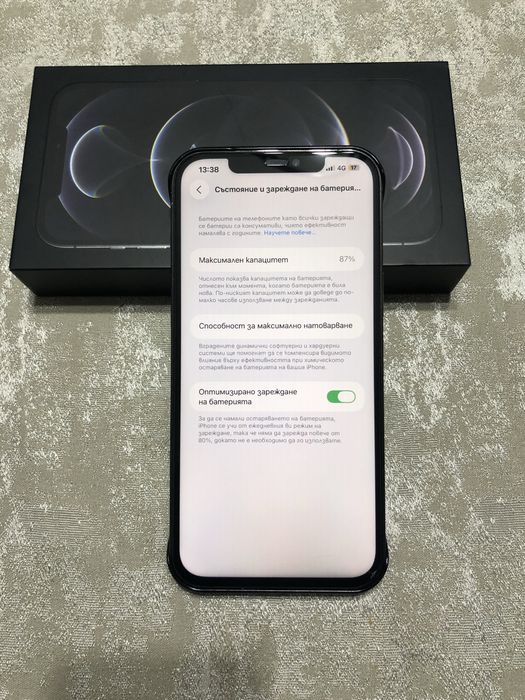 Iphone 12 pro max 256gb 87% original battery