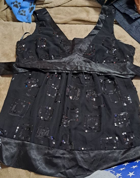 Maieu ocazie negru cu paiete