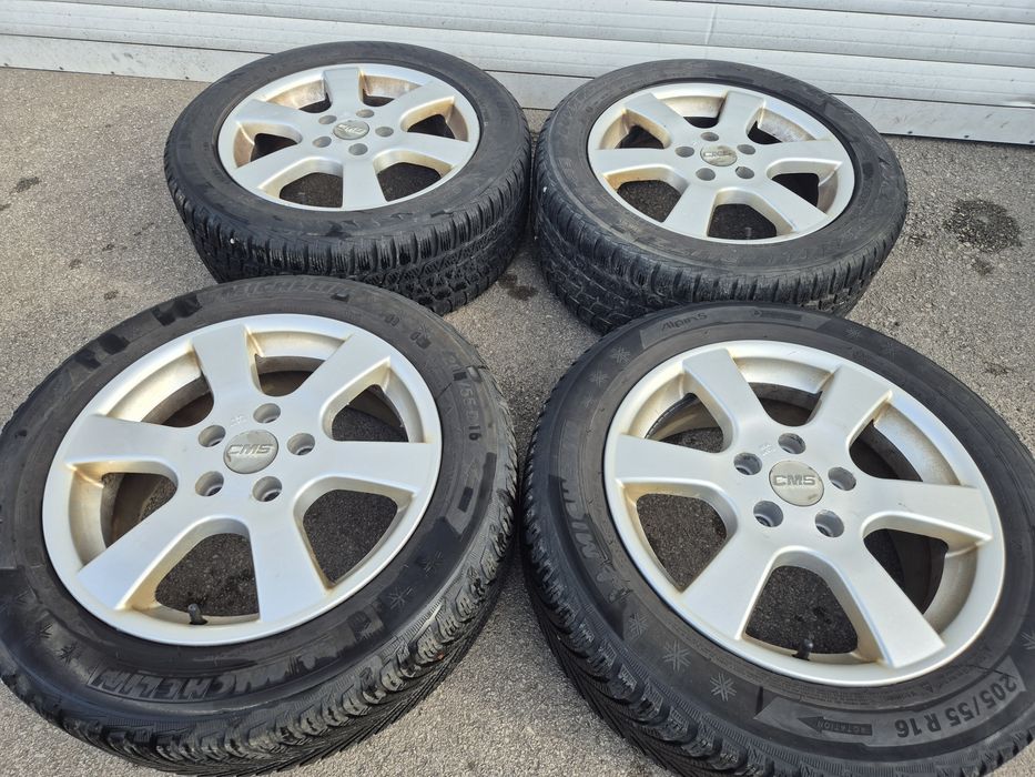5х112/16 с гуми Фолксваген Ауди Шкода Сеат 5x112/16 Mercedes VW Skoda