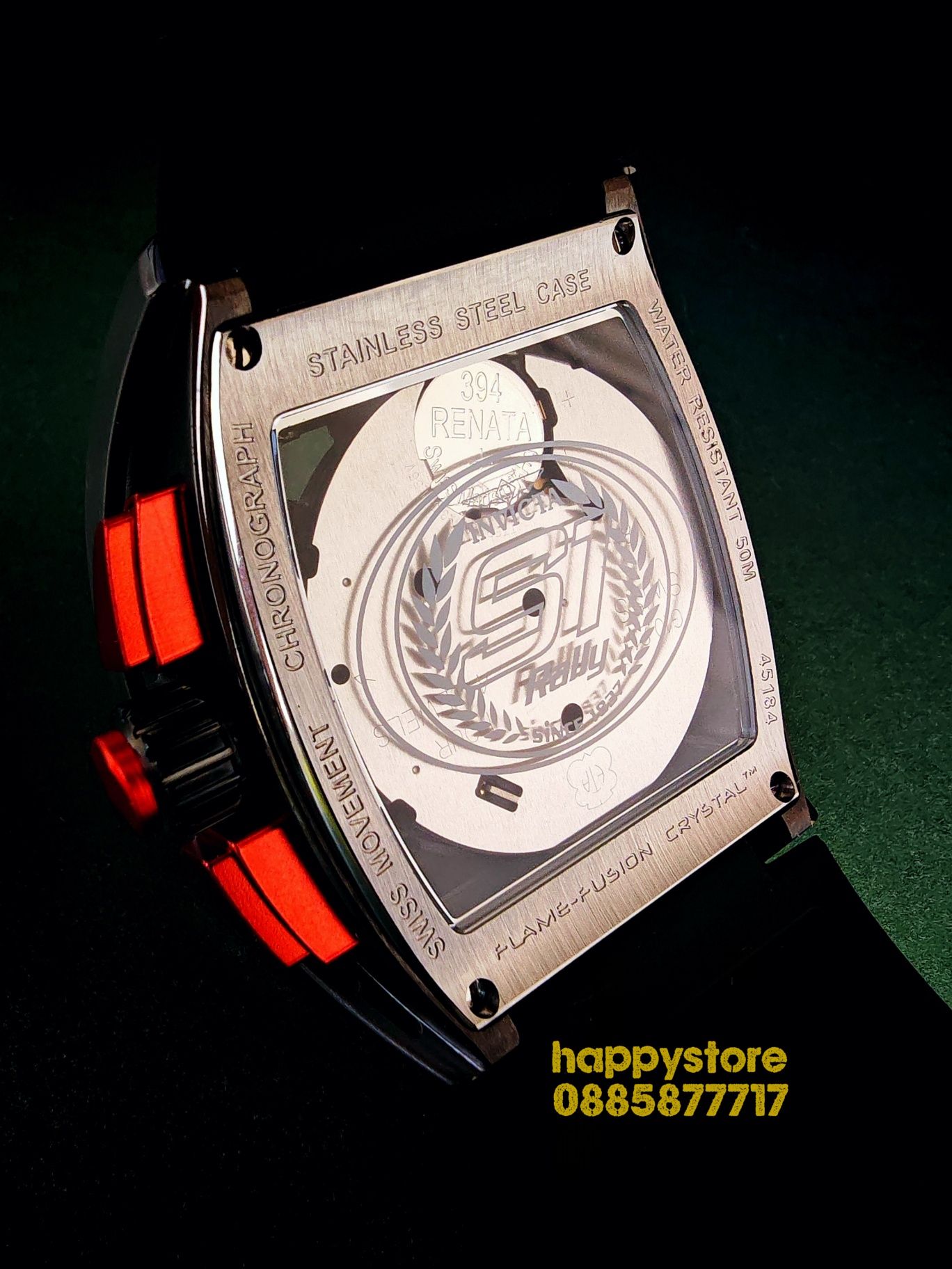 INVICTA S1 Rally Swiss ETA 44 mm, Инвикта нов ръчен часовник