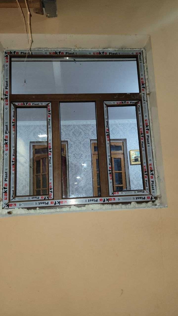 Plastik oyna/eshik Akfa tsexdan. Пластиковые окна/двери Акфа с цеха.