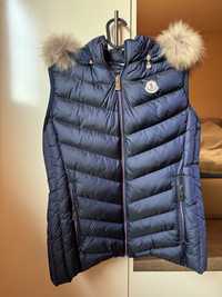 Vesta Moncler marimea M albastru nou cu eticheta