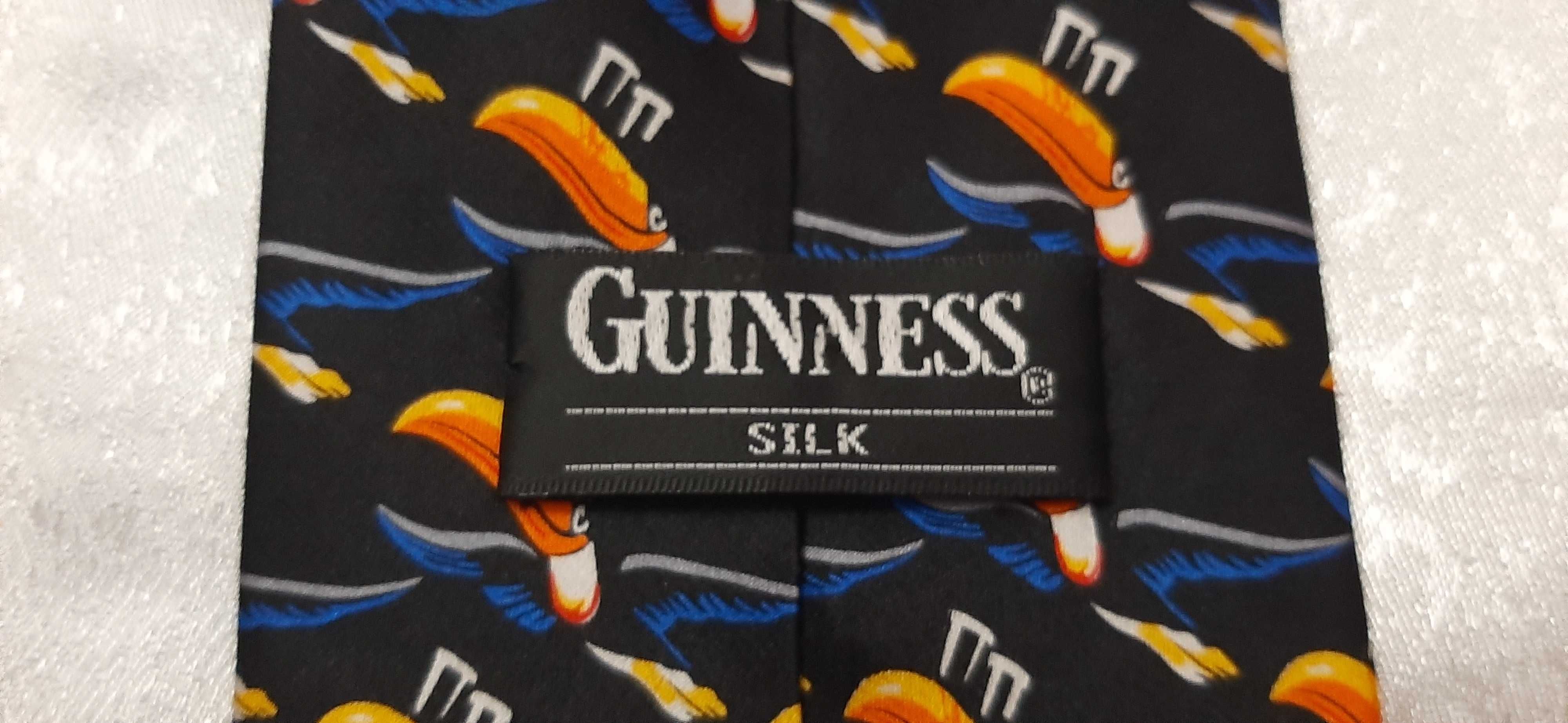 Cravata Guinness, matase, model tucani