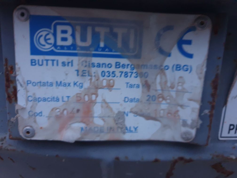 Кюбел Butti 500л