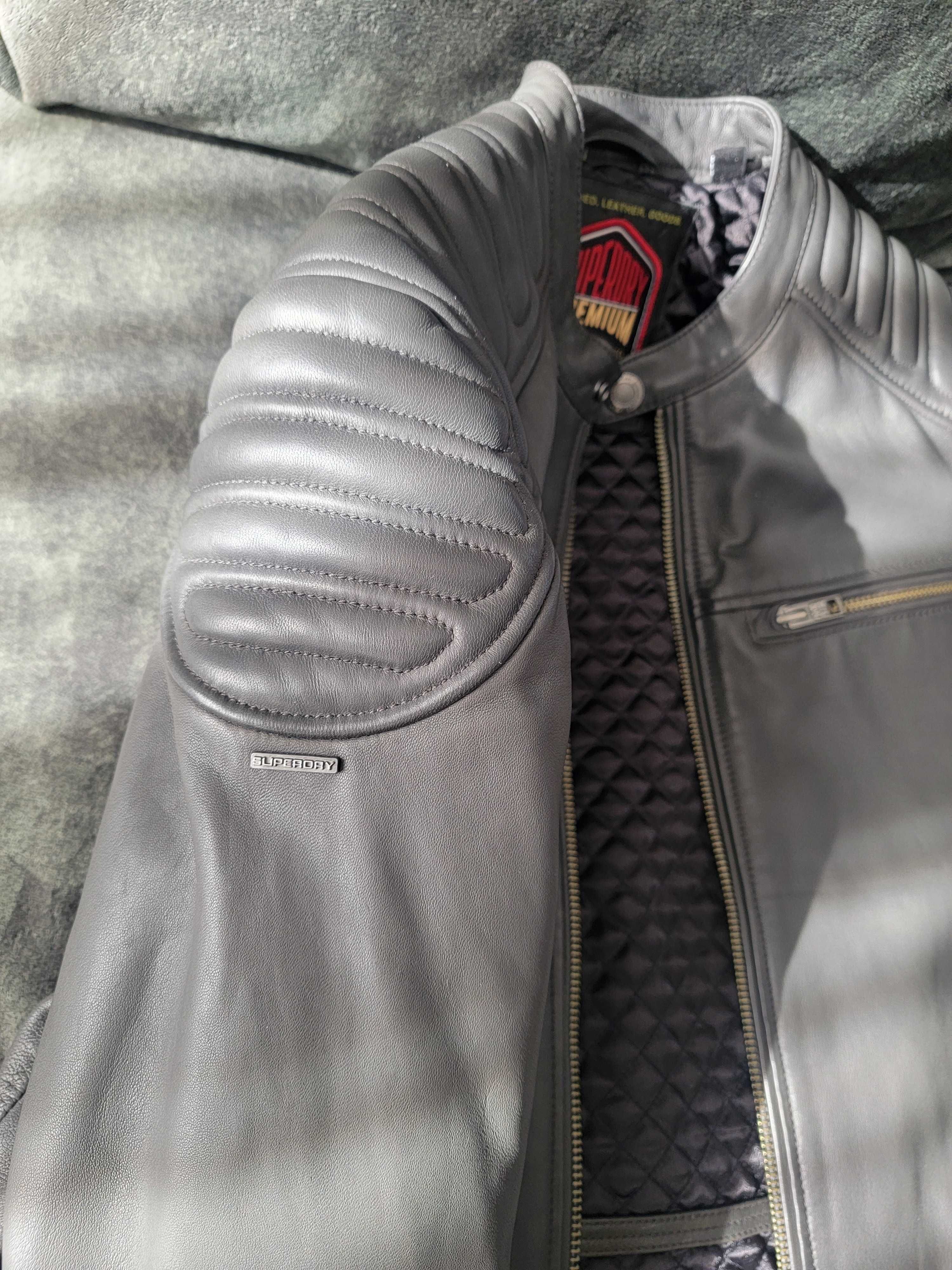 Superdry ново кожено яке