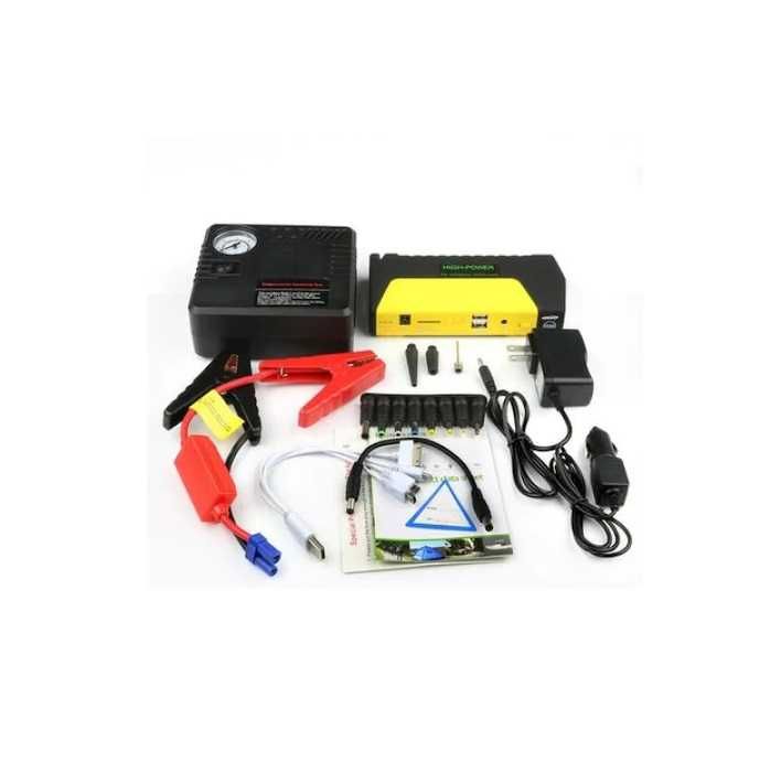 Стартерно устройство, Компресор, Jump Starter, 5V, 9V, 12V, 19V