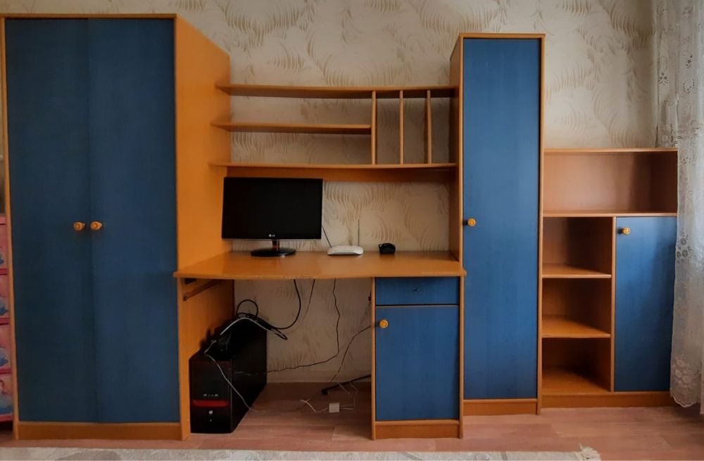 Детский шкаф для компьютера и книжник