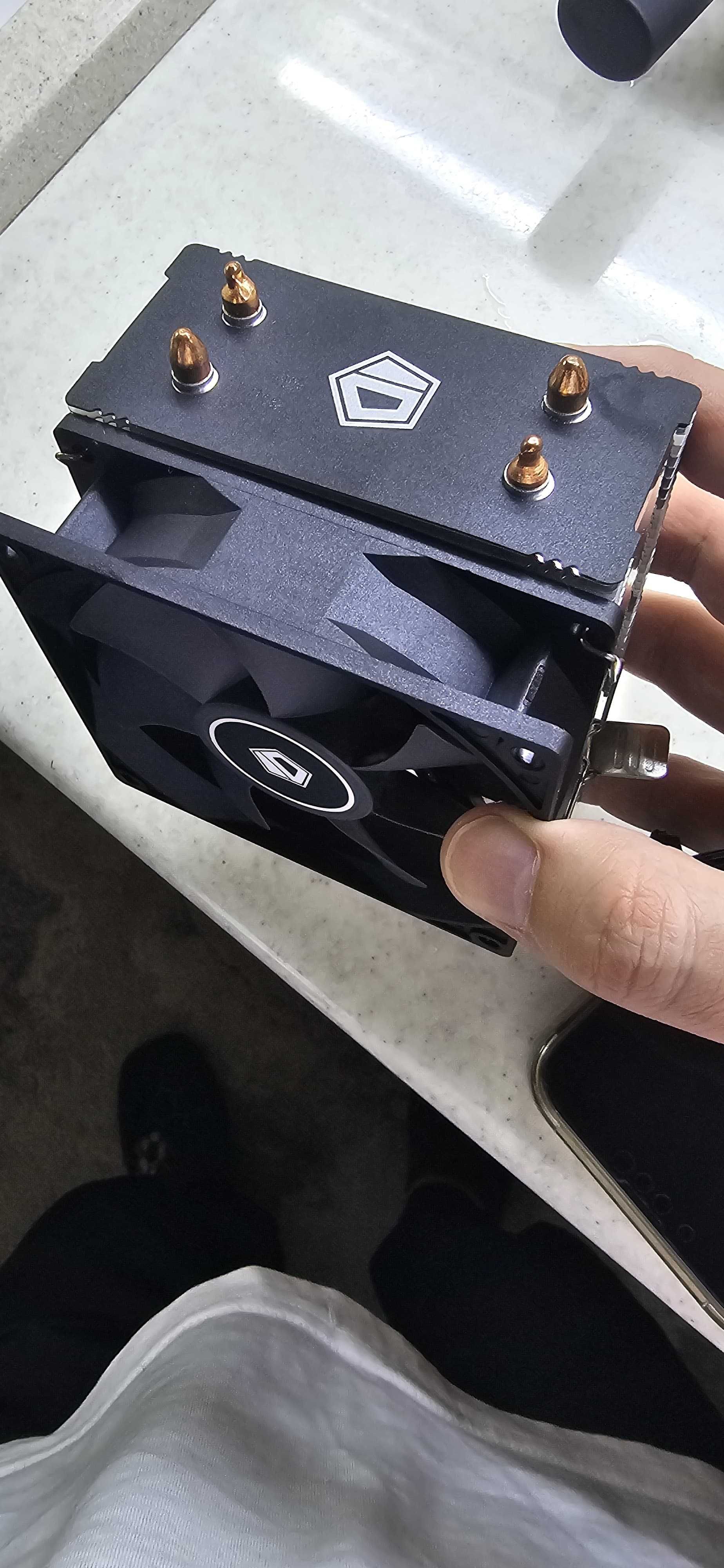 Компьютерный корпус AeroCool CS-105, Black + Кулер ID-Cooling SE-902-S