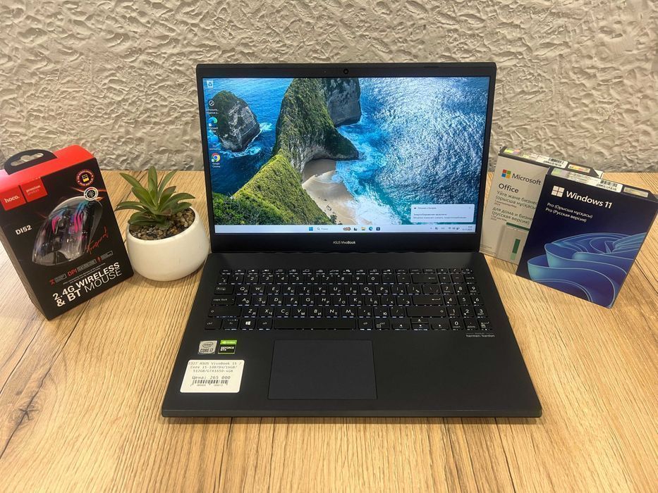 Игровой ноутбук ASUS VivoBook 15 /Core i7-10870H/16GB/512GB/GTX1650-4G