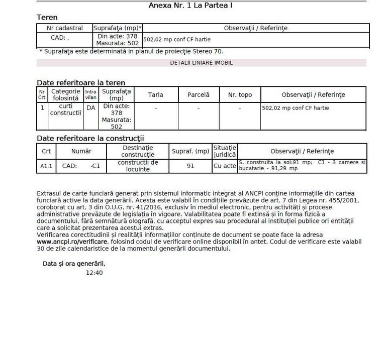 Casa in constructie 91 mp cu teren 502mp, Ghe. Constantinescu R. Negru