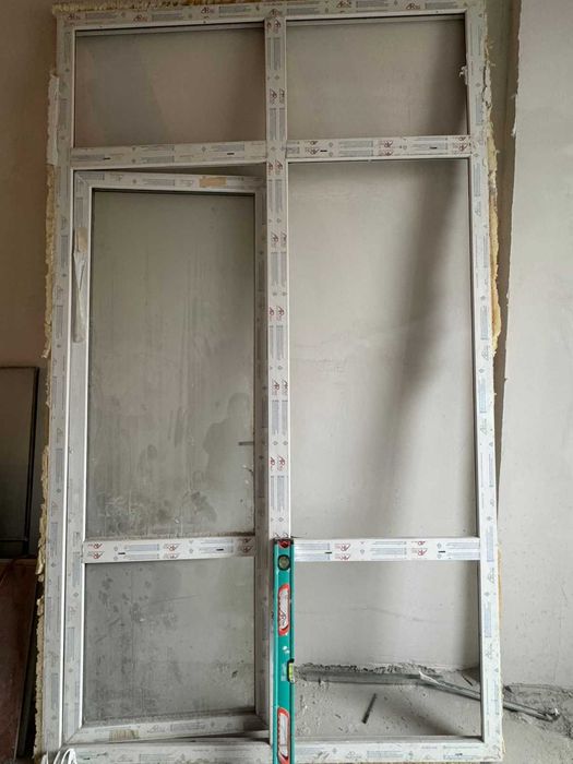 Перегародка балкона витражные