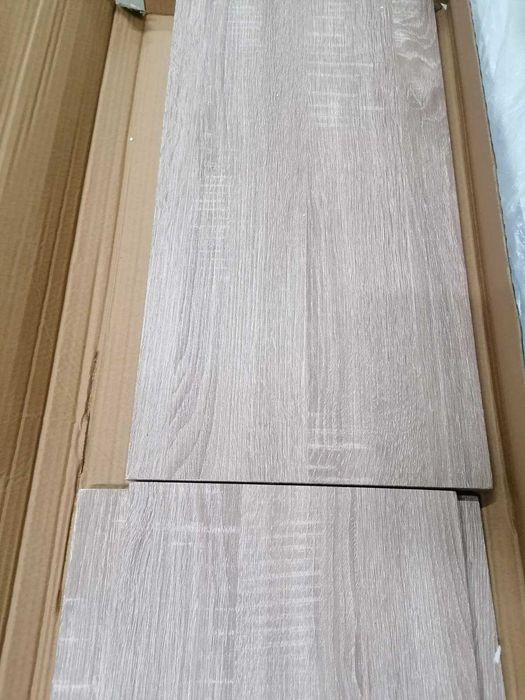 Стенен шкаф метал дърво индустриален дизайн отворена библиотека 137 см