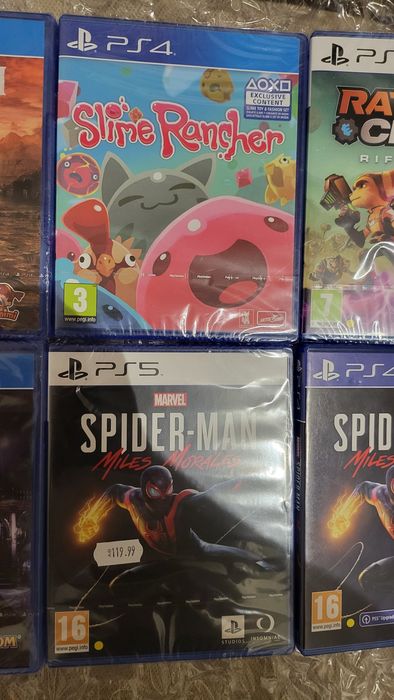 Spider-Man Miles Morales PS4 PS5 Ratchet and Clank rift aPart