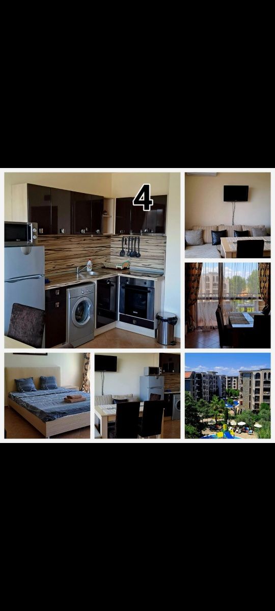 Апартаменти под наем в к-с Cascadas Family Resort. Слънчев Бряг.