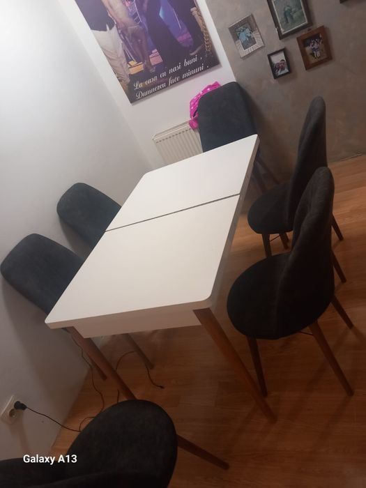 Set masa plus 6 scaune