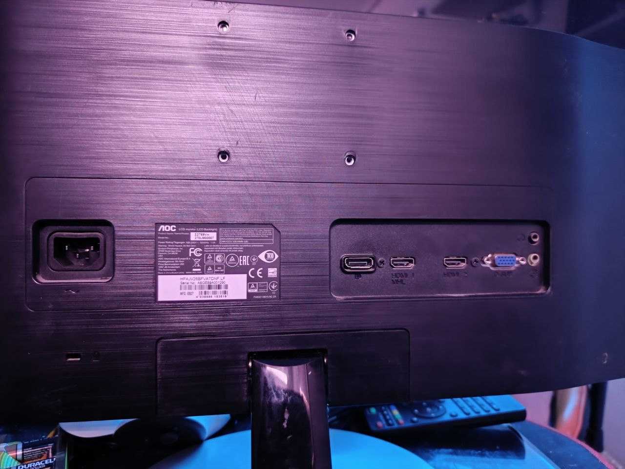 продам монитор 27" дюймов fullhd AOC i2769Vm