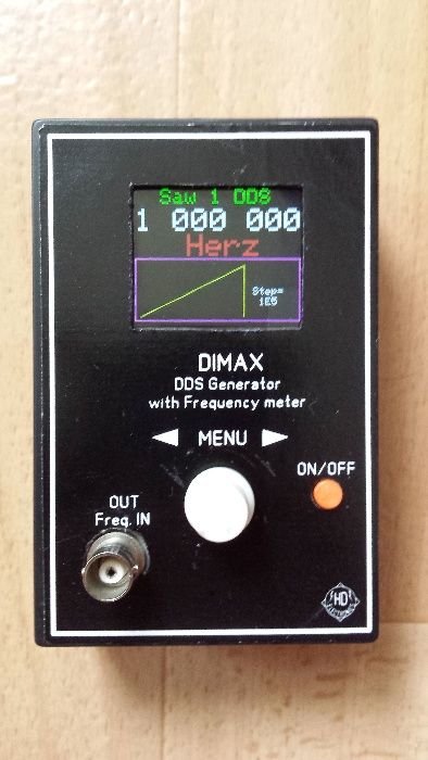 DDS честотен генератор "DIMAX" 0,1Hz-36MHz + честотомер до 160Mhz